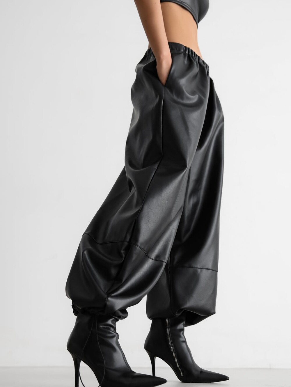 The Frankie Shop Leather Balloon Pants
